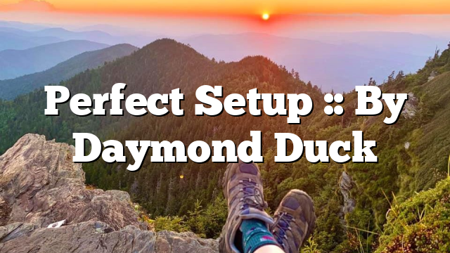 Perfect Setup :: By Daymond Duck