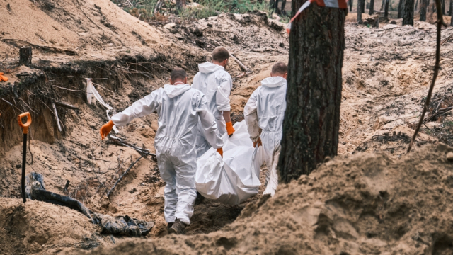 Israel bulldozed mass graves at Gaza hospital, Sky News analysis shows