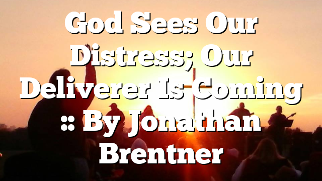 God Sees Our Distress; Our Deliverer Is Coming :: By Jonathan Brentner