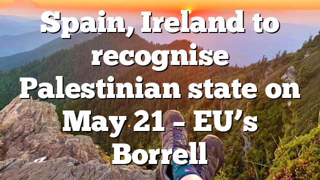 Spain, Ireland to recognise Palestinian state on May 21 – EU’s Borrell