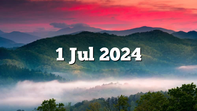 1 Jul 2024