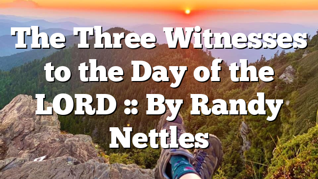 The Three Witnesses to the Day of the LORD :: By Randy Nettles