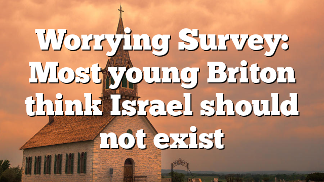 Worrying Survey: Most young Briton think Israel should not exist