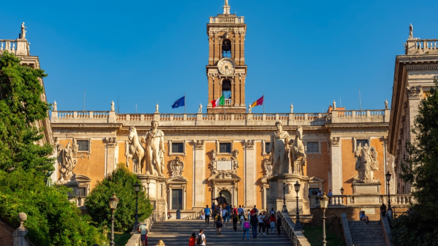 Pope Francis reflects on Roman Empire in visit to ancient Capitoline Hill