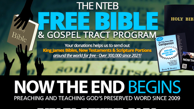 When Samuel Todd Got Gloriously Saved Out Of A Life Of Drugs And Hopelessness, The NTEB Free Bible Program Was There To Give Him The Word Of God