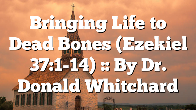 Bringing Life to Dead Bones (Ezekiel 37:1-14) :: By Dr. Donald Whitchard