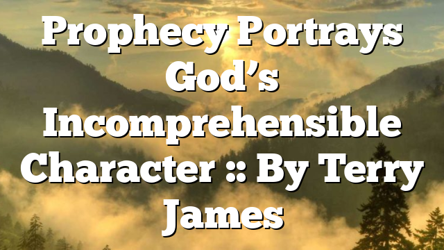 Prophecy Portrays God’s Incomprehensible Character :: By Terry James