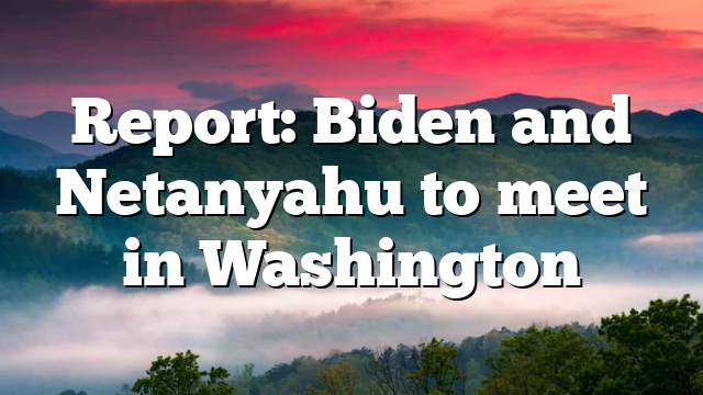 Report: Biden and Netanyahu to meet in Washington