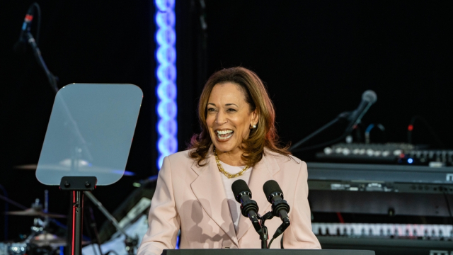Harris makes presidential campaign debut in swing state of Wisconsin