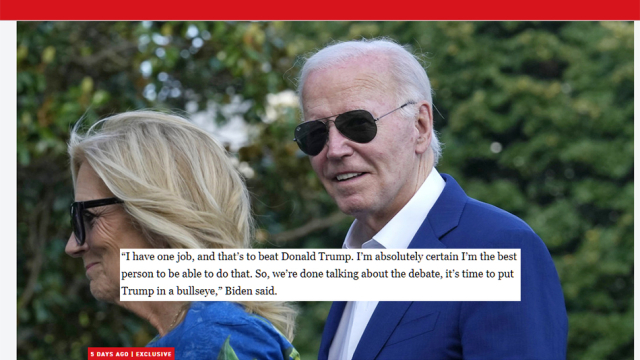 Joe Biden In A Private Call On Monday To Donors Told Them “It’s Time To Put Trump In A Bullseye” 5 Days Before Assassination Attempt, Coincidence?