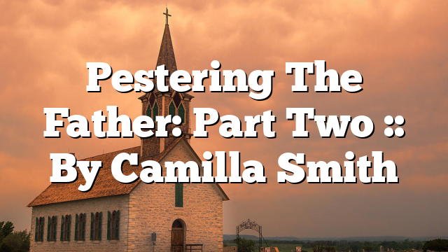 Pestering The Father: Part Two :: By Camilla Smith