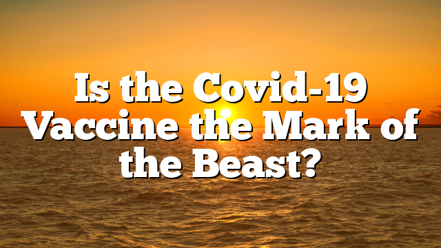 Is the Covid-19 Vaccine the Mark of the Beast?