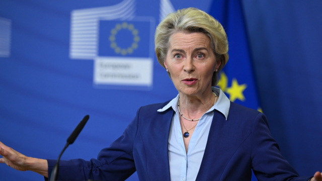 EU ready for trade deal with US but ‘all options on the table’, says von der Leyen