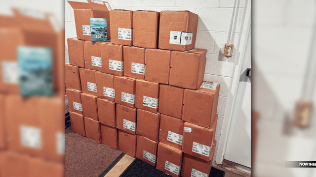 NTEB’er Gary Writes To Tells Us The King James Pew Bibles We Sent Have Now Been Installed At Antioch Baptist Church In Aubrey Texas