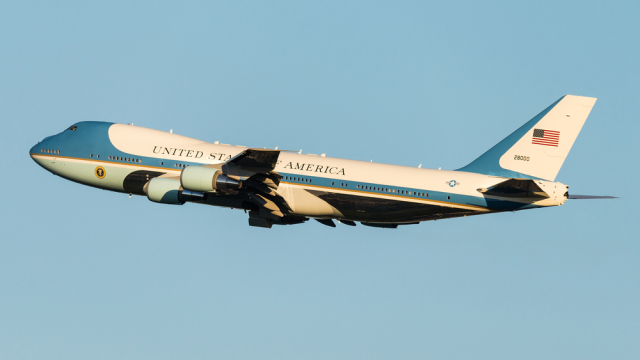 Trump boards Air Force One after attending a NATO summit