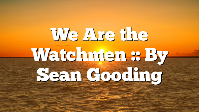 We Are the Watchmen :: By Sean Gooding
