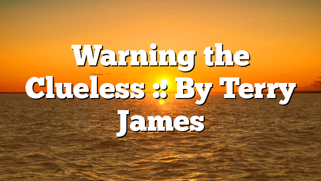 Warning the Clueless :: By Terry James