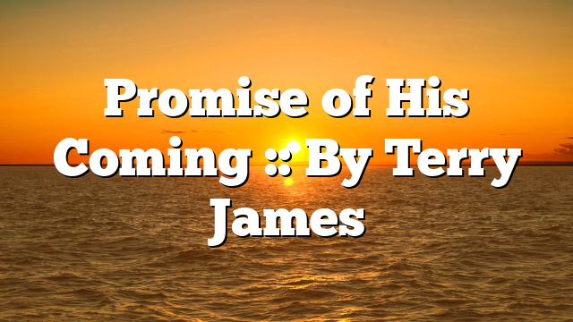 Promise of His Coming :: By Terry James