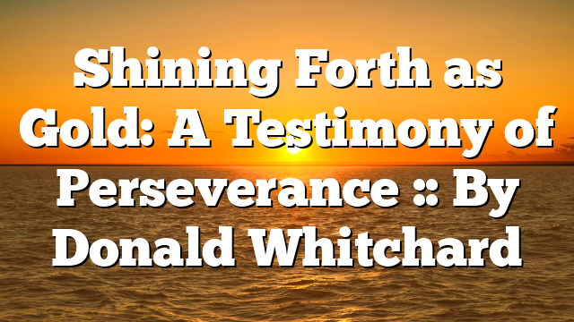 Shining Forth as Gold: A Testimony of Perseverance :: By Donald Whitchard