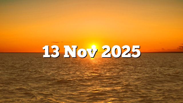 13 Nov 2025