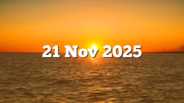 21 Nov 2025