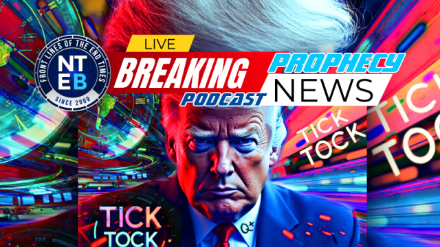 NTEB PROPHECY NEWS PODCAST: Trump Casts Himself As Apocalyptic Warrior in QAnon-Themed Artwork As America Inches Closer to the Edge of Disaster