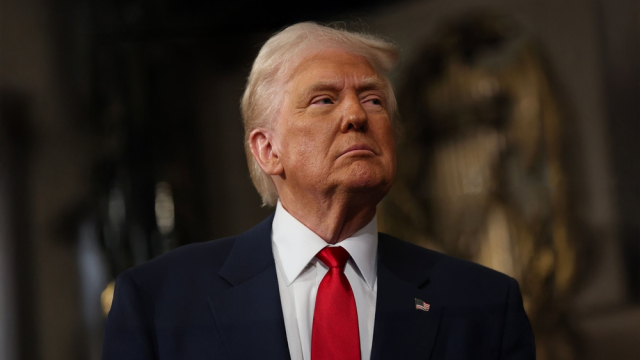 Trump ‘would love’ unconstitutional third term but rules out running for VP