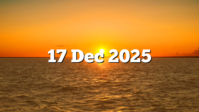 17 Dec 2025