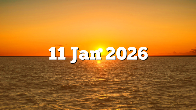 11 Jan 2026