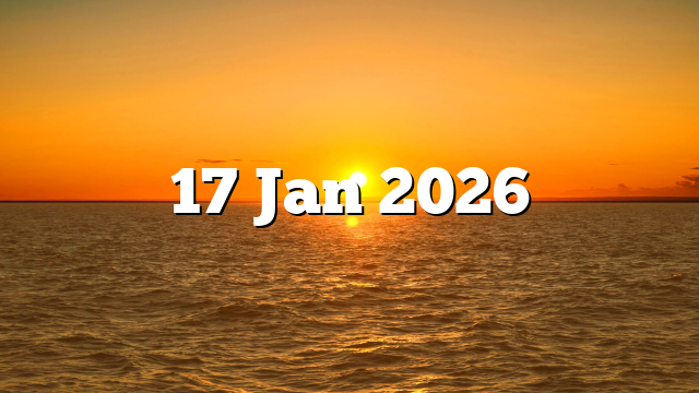 17 Jan 2026