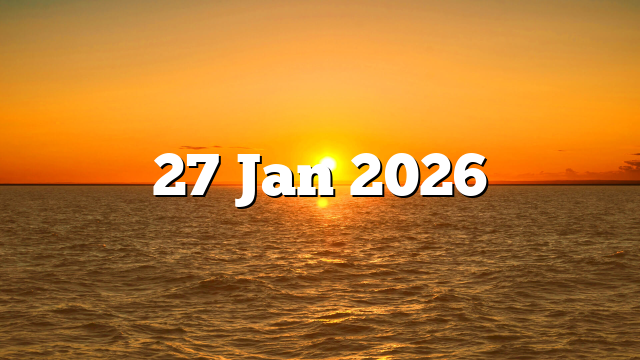 27 Jan 2026