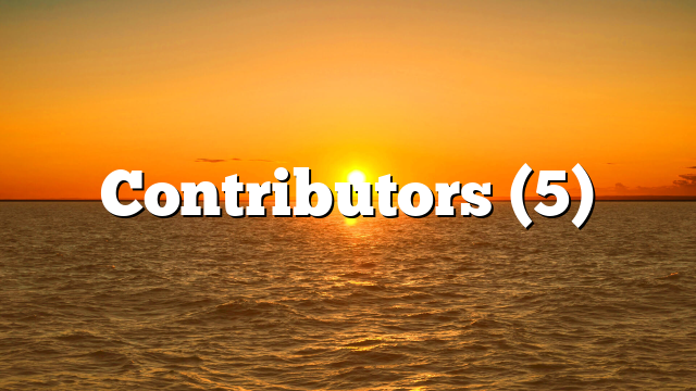 Contributors (5)