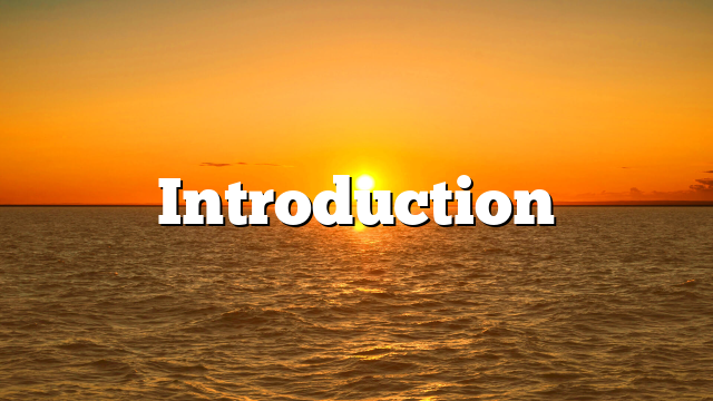 Introduction
