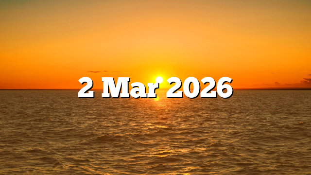 2 Mar 2026