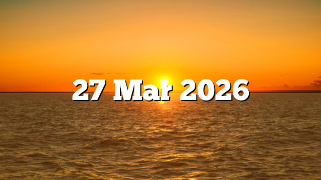 27 Mar 2026