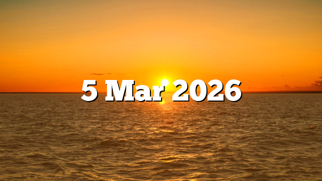 5 Mar 2026