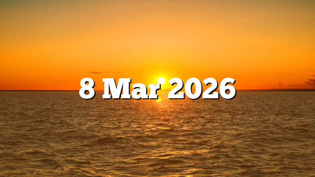 8 Mar 2026