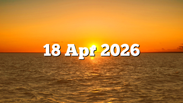 18 Apr 2026