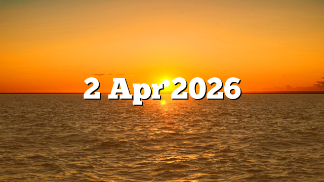 2 Apr 2026