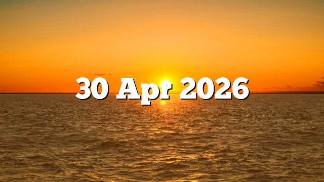 30 Apr 2026