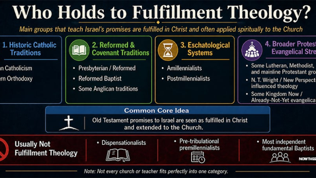 How Roman Catholic Fulfillment Theology Replaces Israel’s Literal Prophetic Future With A Spiritualized ‘Church System’ That The Bible Never Teaches