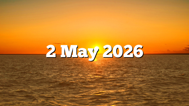 2 May 2026