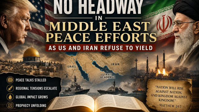 No headway in Middle East peace efforts as US and Iran refuse to yield