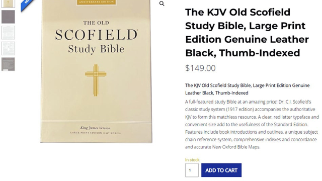 The Real Reason That They Now Hate The Time-Honored CI Scofield Study Bible Is Because It Defends Israel’s Future And The Right Division Of Scripture