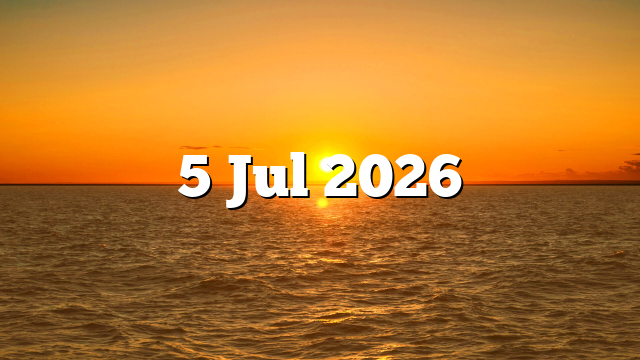 5 Jul 2026