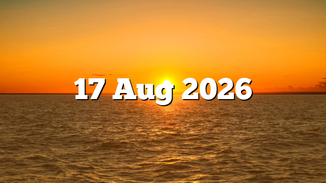 17 Aug 2026