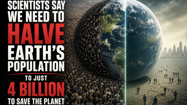 Scientists Propose Cutting Global Population in Half to Protect the Planet