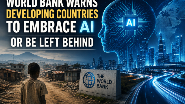 World Bank Urges Developing Nations to Embrace AI or Risk Being Left Behind